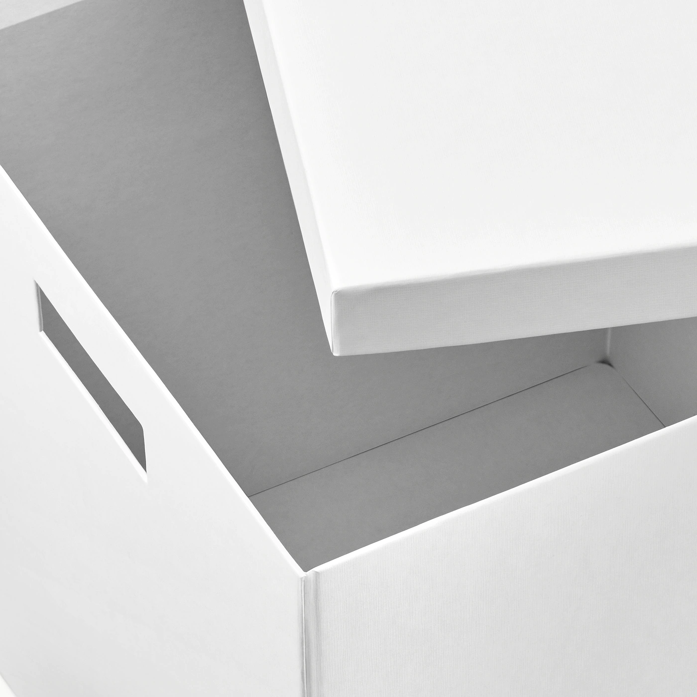 IKEA TJENA Storage Box With Lid White 12 ½x13 ¾x12 ½ " - Image 5