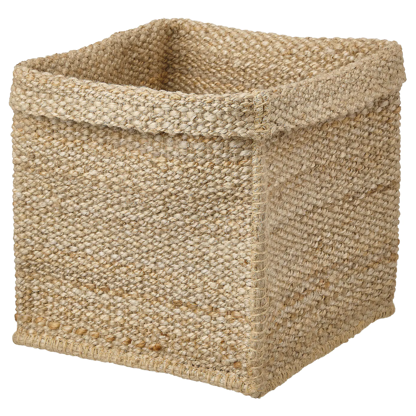 IKEA TJILLEVIPS Basket Jute 11 ¾x11 ¾x13 ¾ "