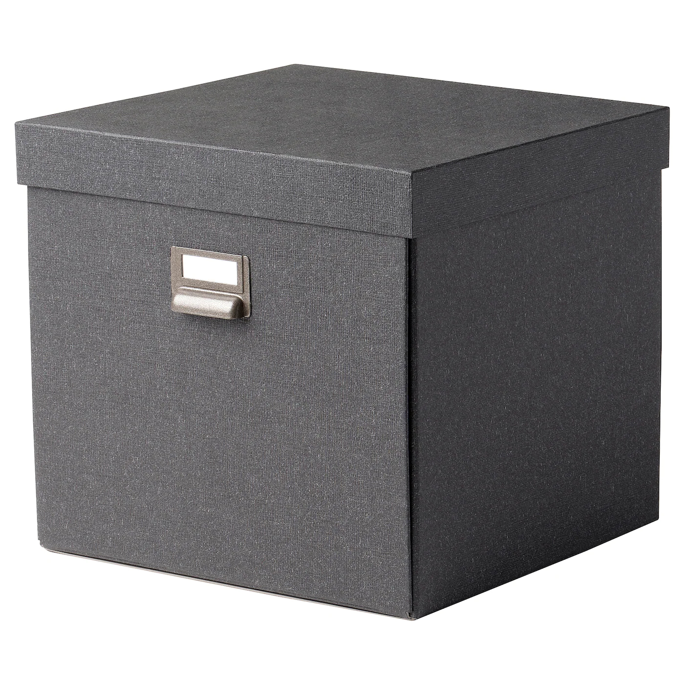 IKEA TJOG Storage Box With Lid Dark Gray 12 ½x12 ¼x11 ¾ "