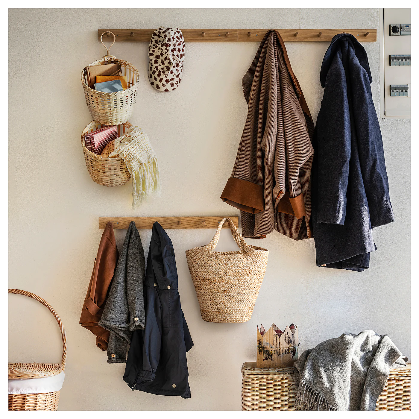 IKEA TOLKNING Hanging Basket Jute - Image 4