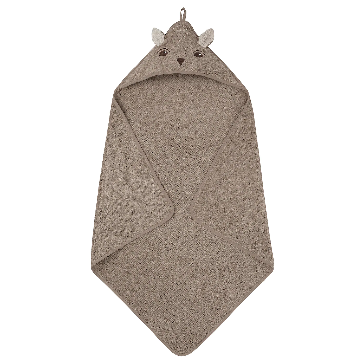 IKEA TROLLDOM Baby Towel With Hood Deer/brown 32x32 "