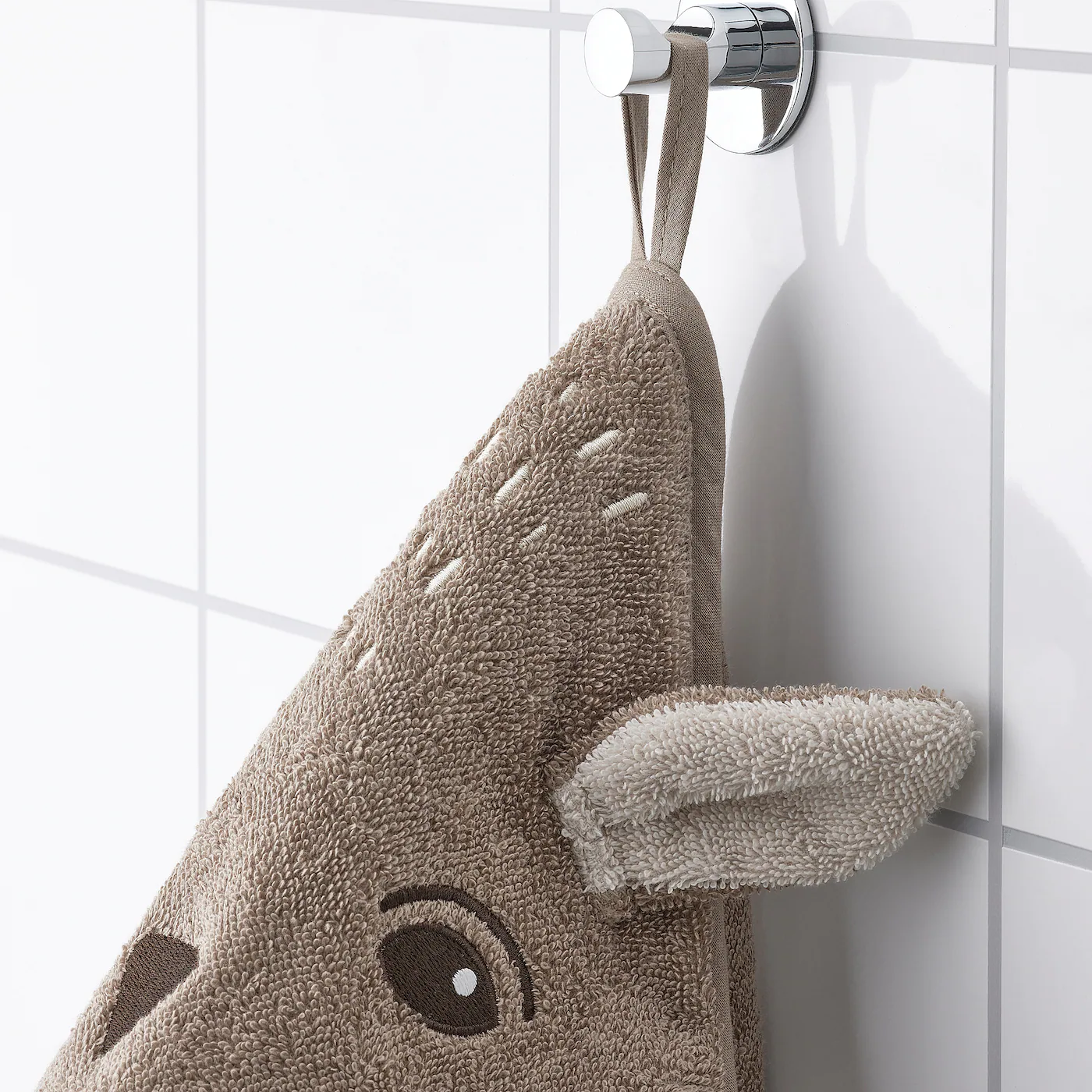 IKEA TROLLDOM Baby Towel With Hood Deer/brown 32x32 " - Image 3