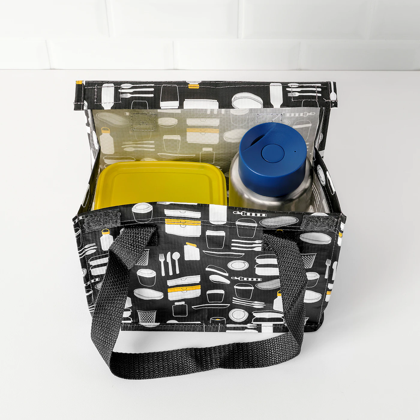 IKEA UNDERSÖKA Insulated Steel Flask Stainless Steel/dark Blue 24 Oz - Image 5