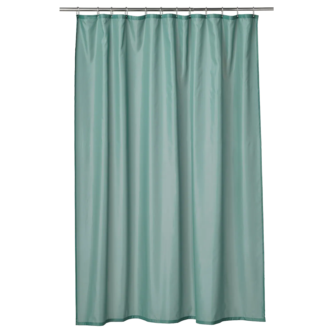 IKEA VÄNNEÅN Shower Curtain Grayturquoise 71x71 "