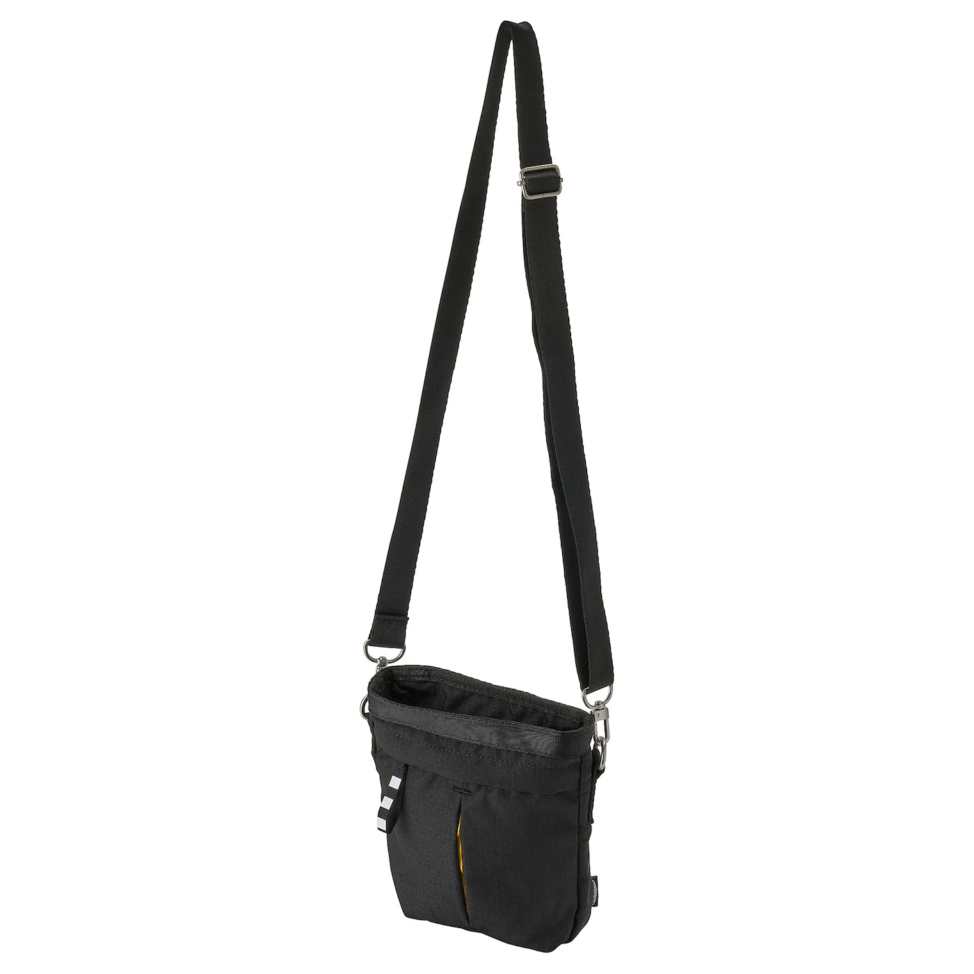 IKEA VÄRLDENS Crossbody Bag Black 6 ¾x2x7 ¾ "/1 Gallon