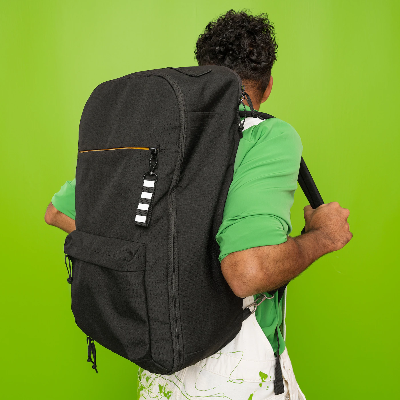 IKEA VÄRLDENS Travel Back Pack Black 13x6 ¾x21 ¾ "/10 Gallon - Image 4