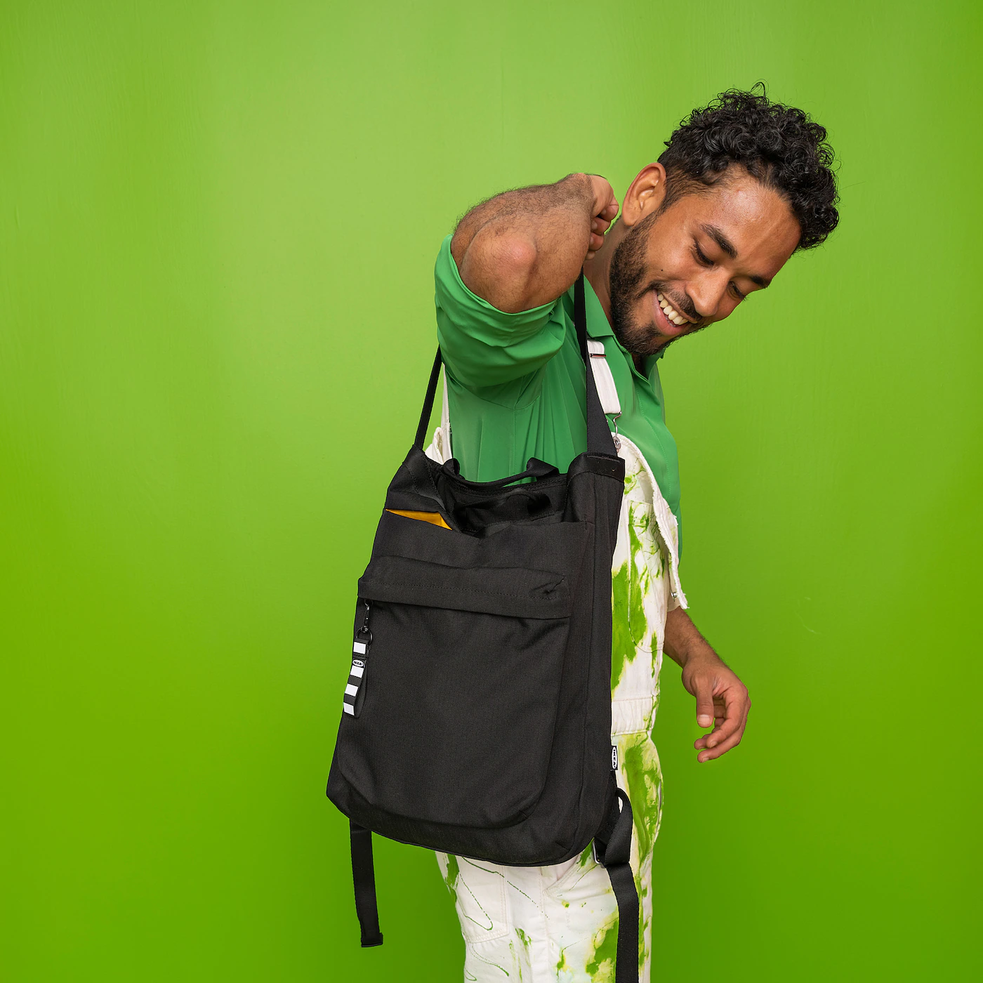 IKEA VÄRLDENS Travel Tote Bag Black 11x4 ¾x17 ¼ "/4 Gallon - Image 6