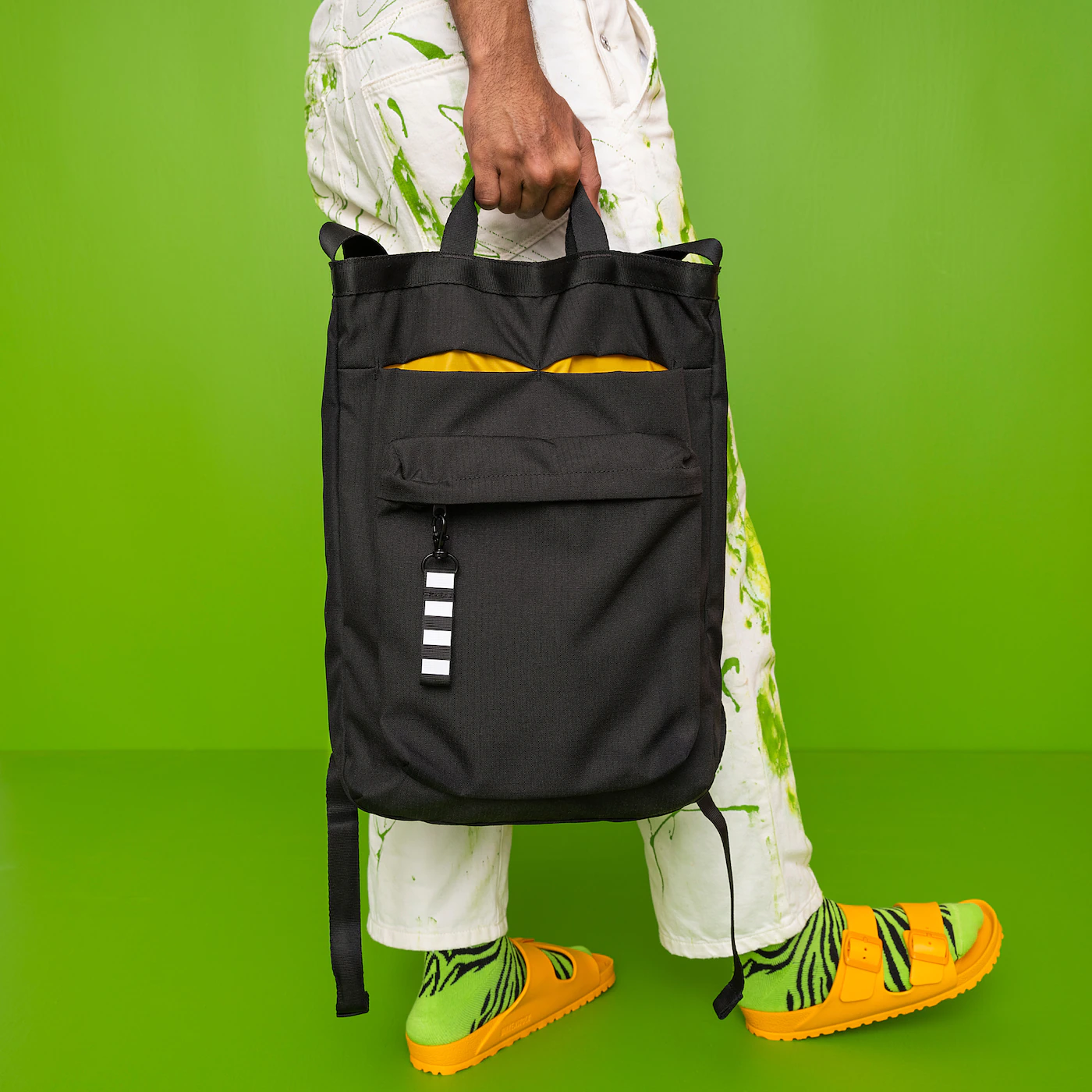 IKEA VÄRLDENS Travel Tote Bag Black 11x4 ¾x17 ¼ "/4 Gallon - Image 5