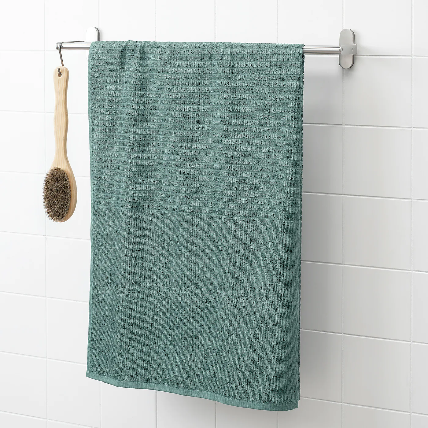 IKEA VÅGSJÖN Bath Sheet Grayturquoise 39x59 " - Image 3