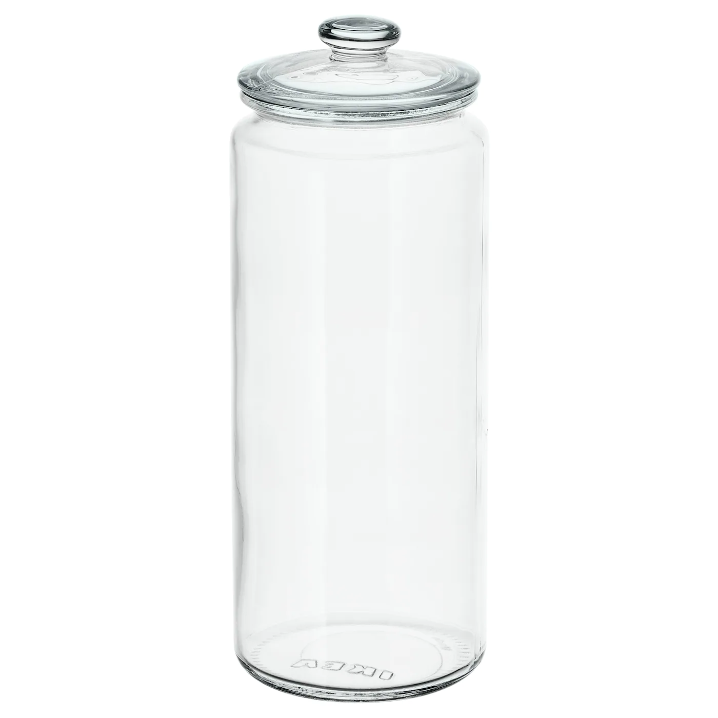 IKEA VARDAGEN Jar With Lid Clear Glass 61 Oz