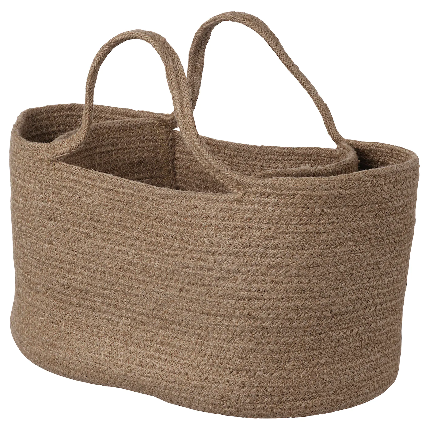 IKEA VÅRDANDE Basket With Handles Natural
